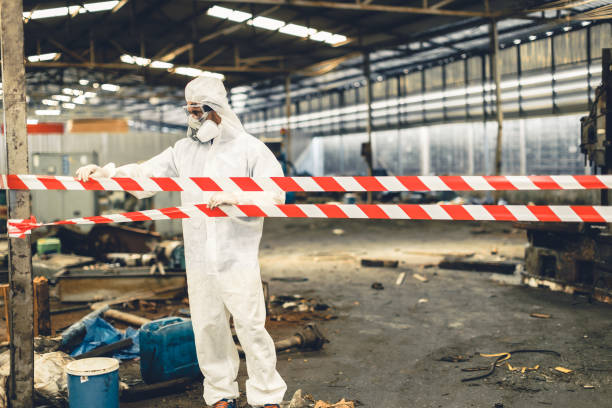 Professional Unattended Death Cleanup technician working in Vacaville, CA